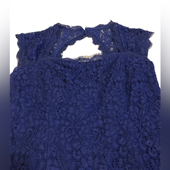 Adrianna Papell Open Back Lace Dress - Picture 3 of 9